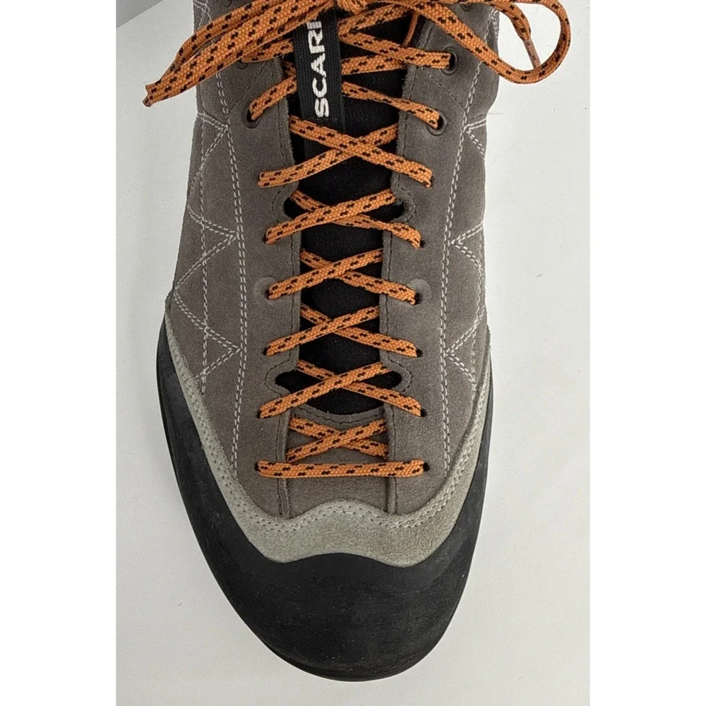 Scarpa Zen Pro Approach Shoes Men's US 14 EU 48 Gray Orange Vibram Hiking